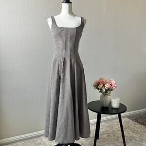 Staud gingham dress a timeless